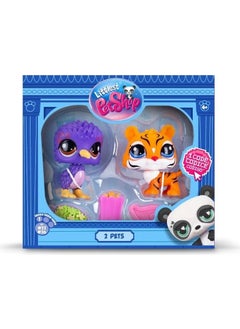 Littlest Pet Shop Lps Minis Tiger and Tropical Bird 2-Piece Figure Set  - Image 3