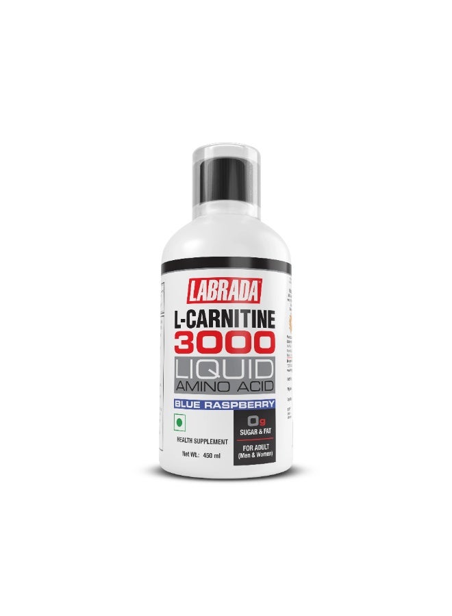 labrada l-carnitine 450 ml liquid amino acid 3000mg Blue Raspberry