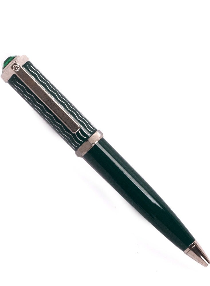 RS pen in silver green - Image 1