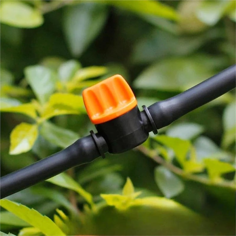 20 قطعة من موصلات الصنبور ذات الشقوق 1/4 بوصة لخرطوم الري 4 ملم و 7 ملم للتحكم في تدفق المياه - Image 3