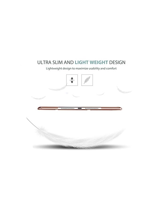 Procases Smart Case for iPad Air 2 (2014 Release), Ultra Slim Lightweight Stand Protective Case Shell with Translucent Frosted Back Cover for Apple iPad Air 2 (A1566 A1567) -Rosegold - Image 4
