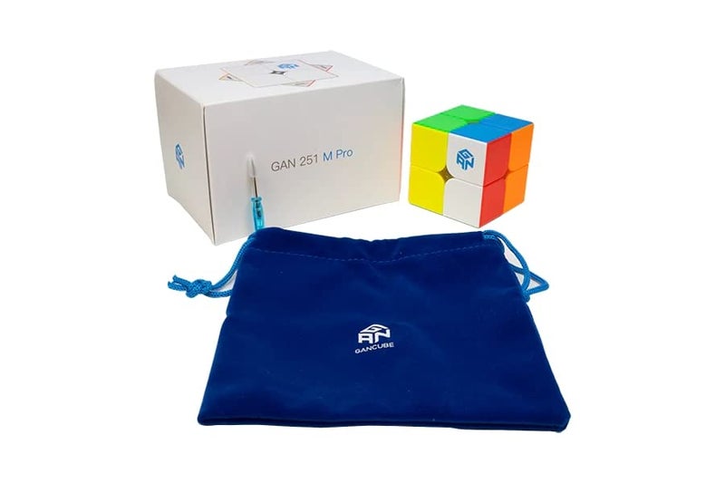CuberSpeed مكعب السرعة المغناطيسي Cuberspeed GAN 251 M PRO 2x2 بدون ملصقات GAN251 مغناطيس لعبة الألغاز السريعة - Image 5