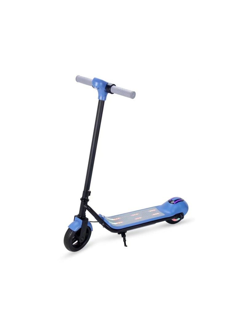 Crony سكوتر كهربائي للأطفال ZL-E7 مع مصابيح LED وبلوتوث ومقاوم للانزلاق بإطار من سبائك الألمنيوم وزن 7 كجم وحمولة 60 كجم قابل للطي - أزرق - Image 1
