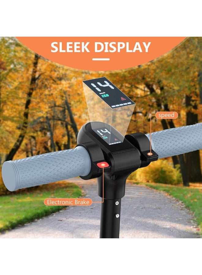 Crony سكوتر كهربائي للأطفال ZL-E7 مع مصابيح LED وبلوتوث ومقاوم للانزلاق بإطار من سبائك الألمنيوم وزن 7 كجم وحمولة 60 كجم قابل للطي - أزرق - Image 4