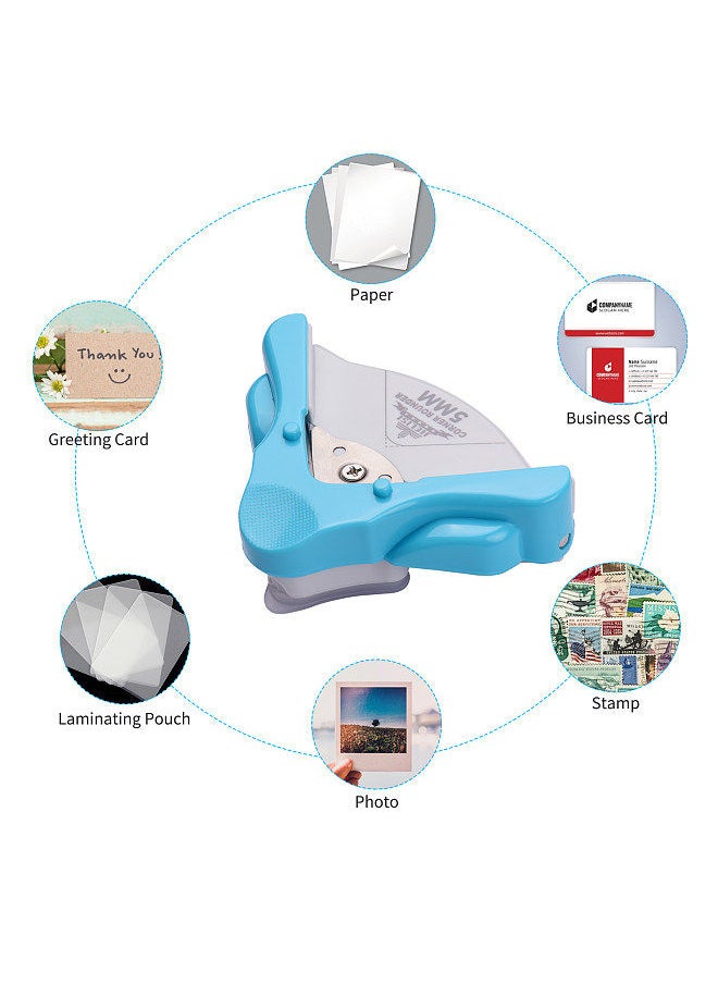 JIELISI Portable Corner Rounder R5 Round Corner Trimmer Cutter 5mm for Card Photo Invitation Laminating Pouches  - Image 3