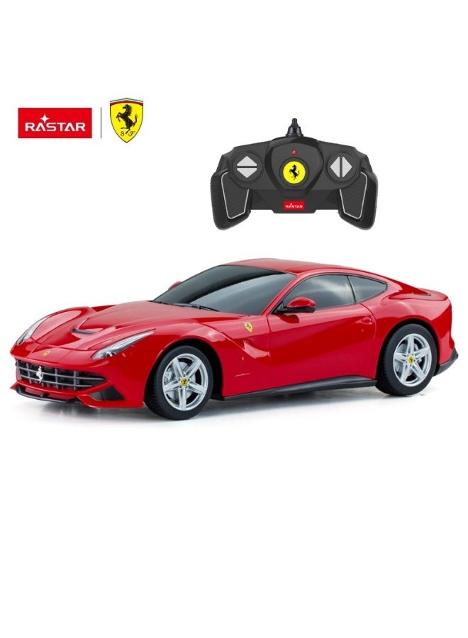 Rastar 1:18 Scale Ferrari F12 Remote Control Car, Officially Licensed Ferrari RC Toy Car for Kids - Image 1