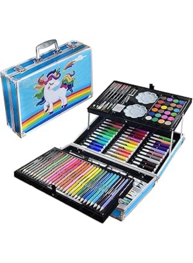 مجموعة فنية من أرتيك مكونة من 145 قطعة مع علبة من الألومنيوم