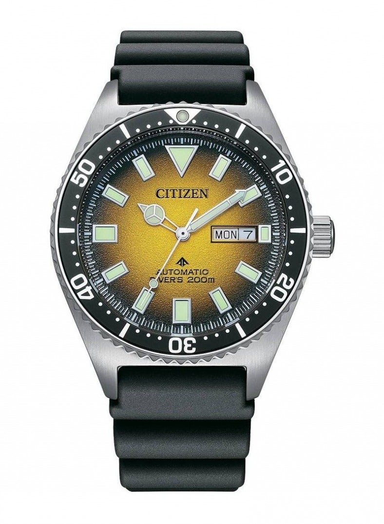 Citizen NY0120-01X Promaster 200M Automatic Rubber Strap Men's Watch - Image 1