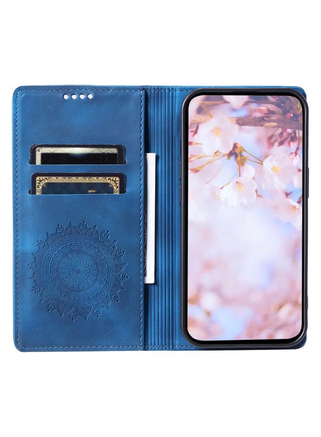 Zaboon Case For iPhone 12 Pro Max Totem Embossed Magnetic Leather Phone Case - Image 4