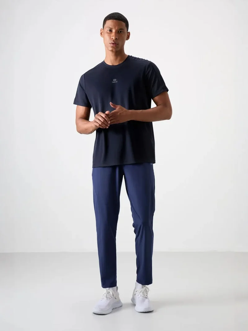 تومي لايف TOMMY Men's Solid Crew Neck Short Sleeve T-Shirt