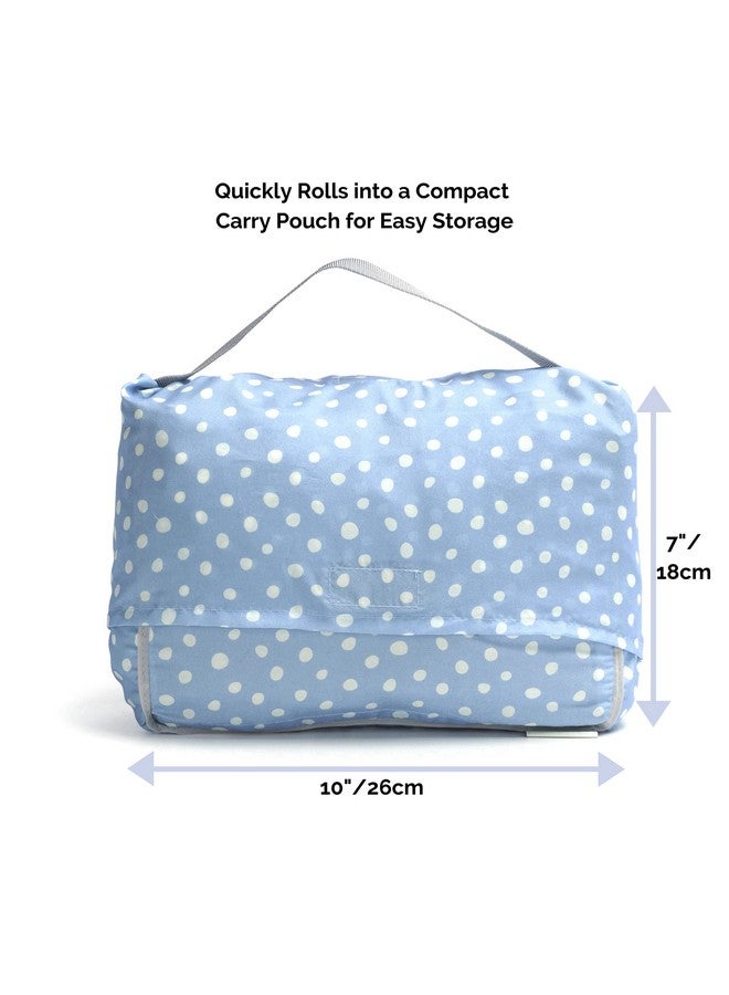 suessie Shopping Cart Cover And High Chair Cover, Blue Dots - Image 4