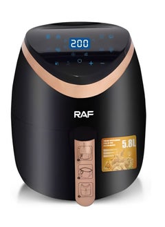 RAF Air Fryer R.5234 , 5.8L 1500W - Black  - Image 1