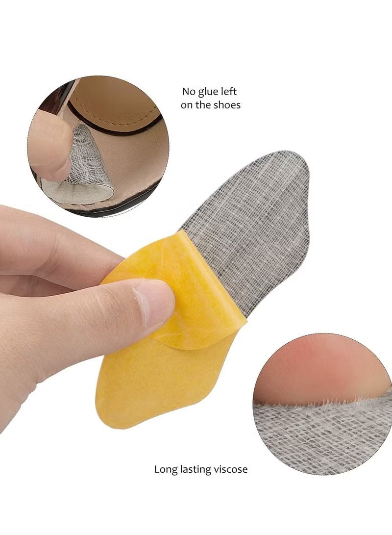 EFUMKE Six pairs of black and beige anti-slip heel pads, suitable for loose shoes, with a high heel fit, unisex, and the padding improves the fit and comfort of the shoes, preventing slipping and blisters. - Image 4
