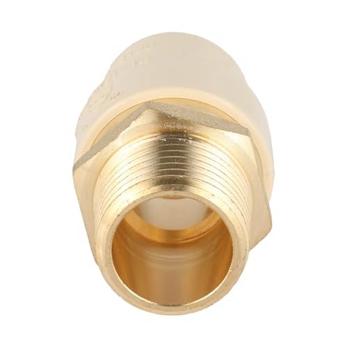 EFIELD Pack of 10 EFIELD 12CPVC X 12Male Thread NPT Transition CouplingBrass Adapter Pipe Fitting Male NPT x CPVCCPVC055510PCS - Image 3