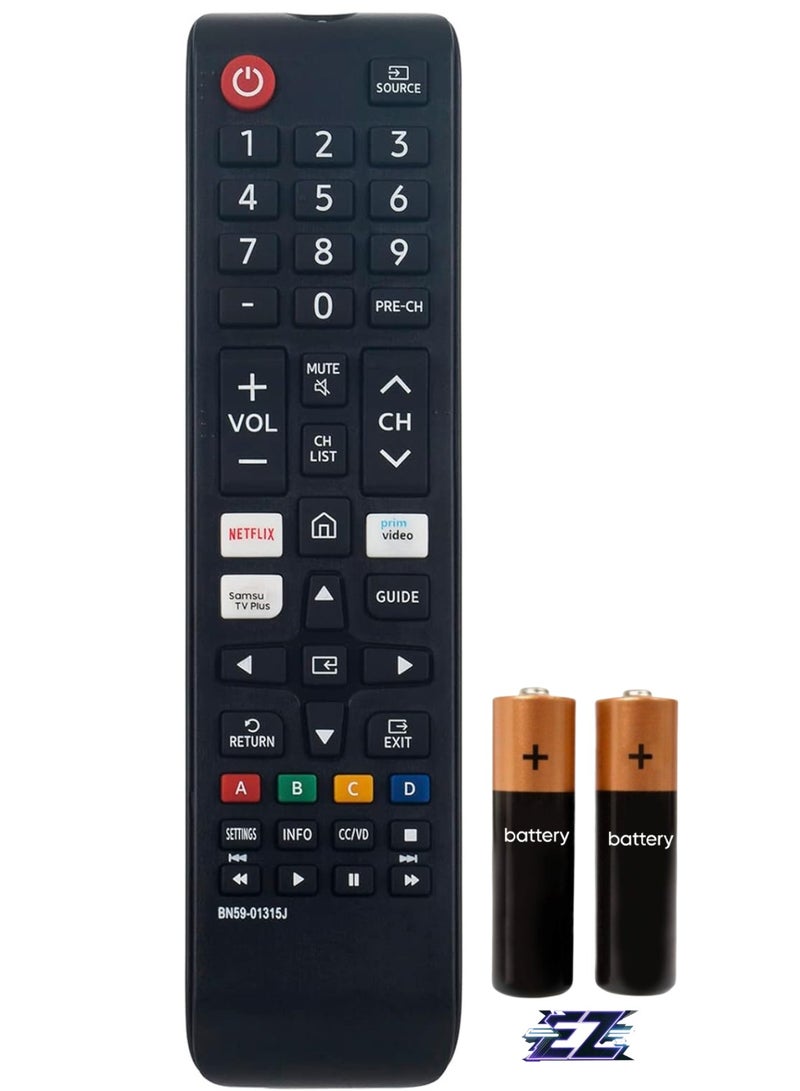 ELTRAZONE BN59-01315J Replacement Remote Control for Samsung TU7000 4K UHD HDR Smart LED LCD TV with battery - Image 1