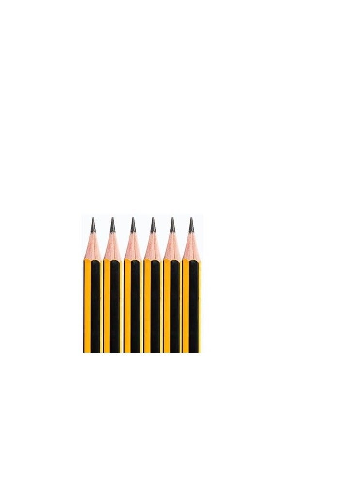 Maxi Maxi HB Graphite Pencils – 36 Pieces (3 Boxes of 12) with Eraser Tips  - Image 1