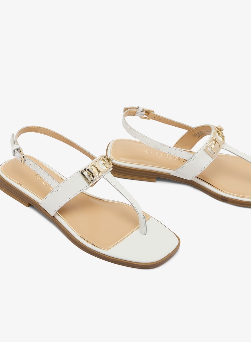 GUESS Casual Slingback Flat Sandals - Image 4