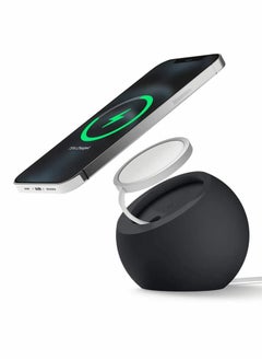 Stand for MagSafe Charger, Silicone Charger Holder for MagSafe, Magnetic Wireless Charger Storage Winder Charging Base Non-slip Space-Saving