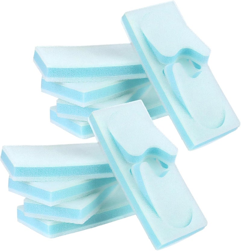 10 Pcs Foam Toe Separators, Soft Washable Toe Spacers, 3.9 X 1.5 in / 9.8 X 3.8 Cm, Overlapping Toes Corrector, Bunion & Corns Discomfort Relief, for Toe Alignment, Daily Use - Image 1