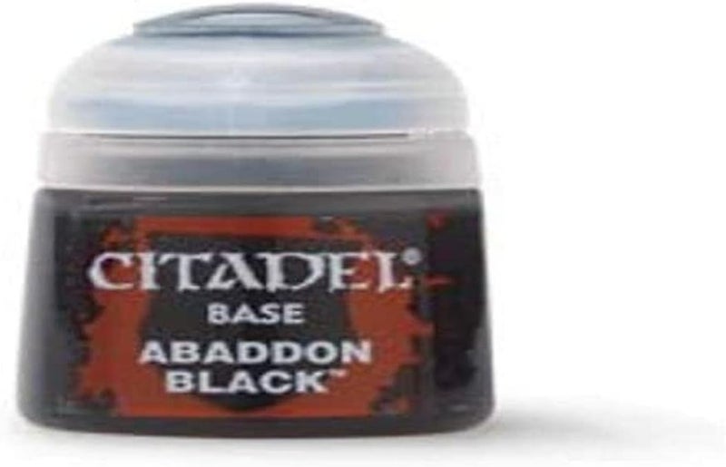 Games Workshop Citadel Base Paint - Abaddon Black (12 ml)