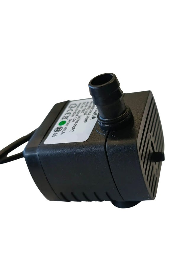 Compact USB Aquarium Pump Black 5W - Image 2
