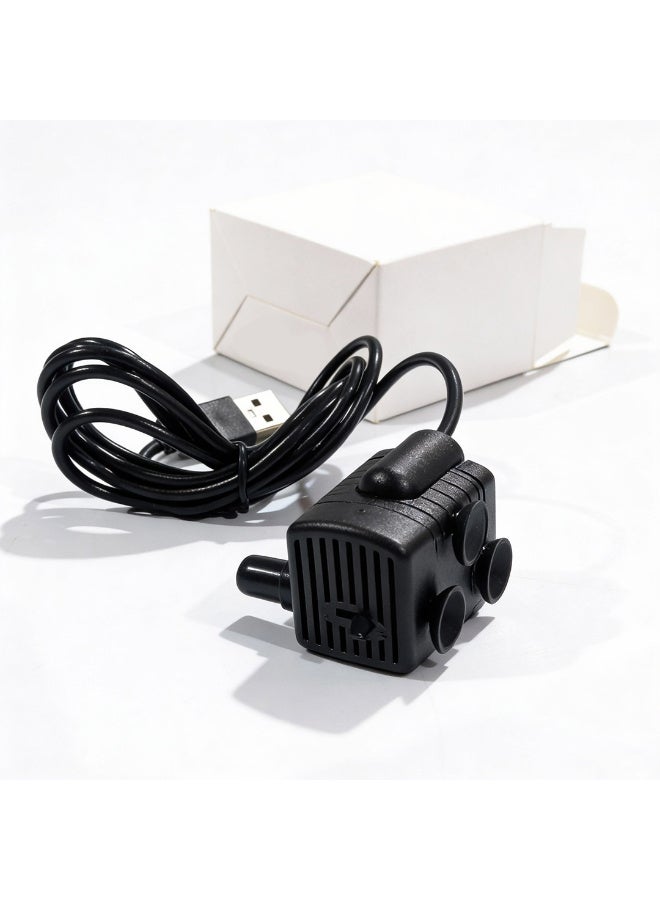 Compact USB Aquarium Pump Black 5W - Image 3