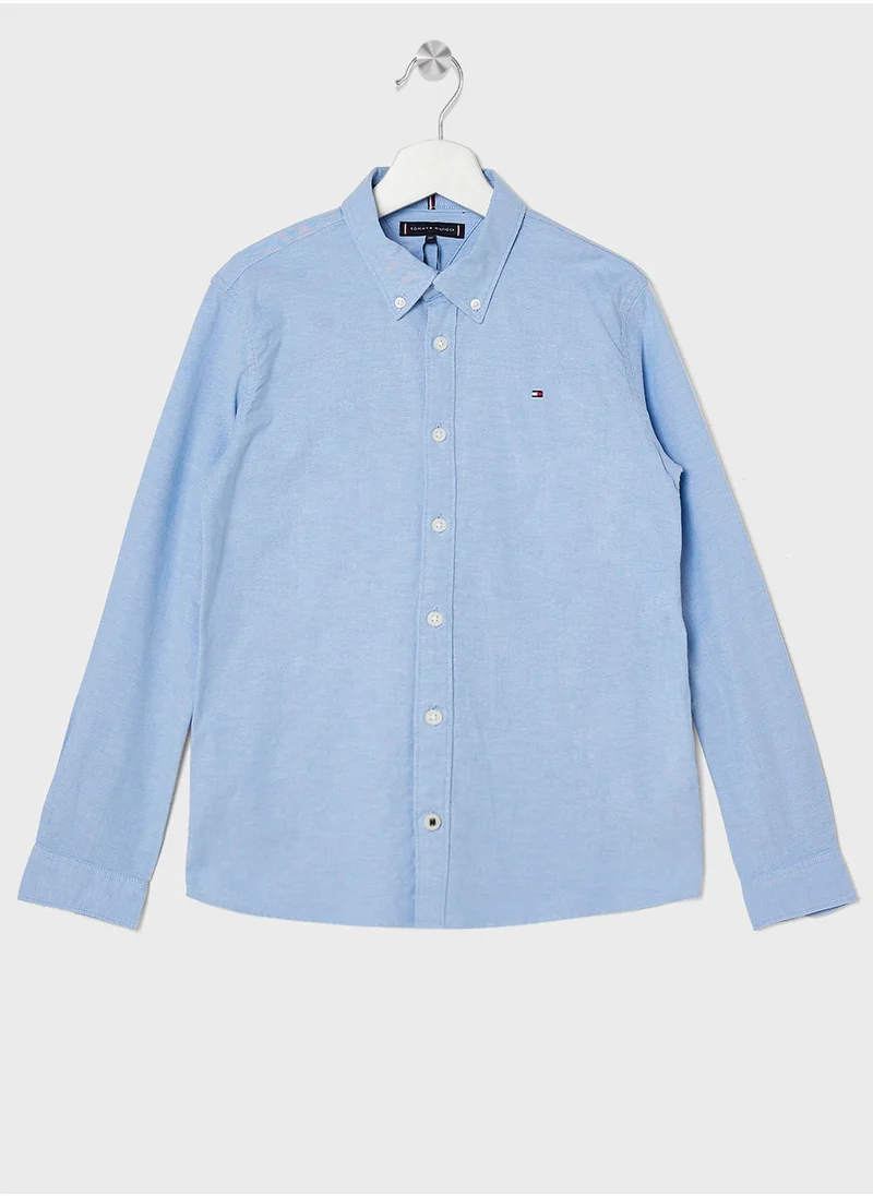 تومي هيلفيغر Kids Button Down Shirt