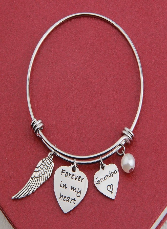 bobauna obauna Memorial Bracelet Sympathy Gift For In Memory Of Loved One (grandpa memorial bracelet) - Image 2