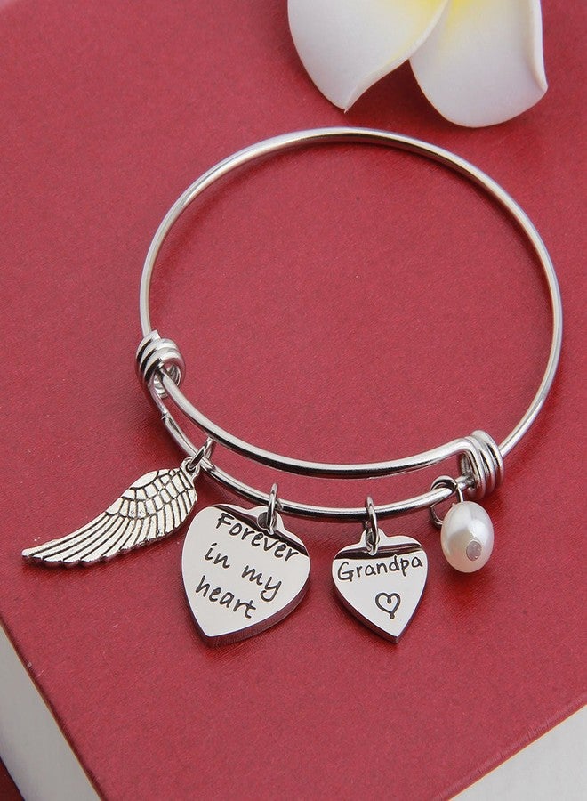 bobauna obauna Memorial Bracelet Sympathy Gift For In Memory Of Loved One (grandpa memorial bracelet) - Image 4