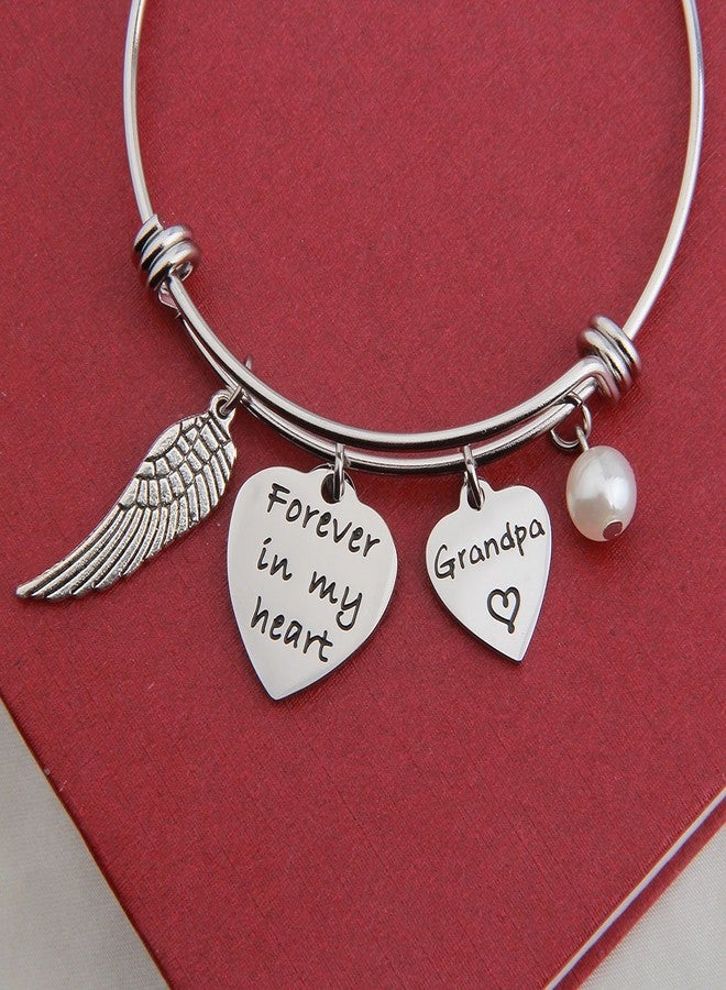 bobauna obauna Memorial Bracelet Sympathy Gift For In Memory Of Loved One (grandpa memorial bracelet) - Image 3