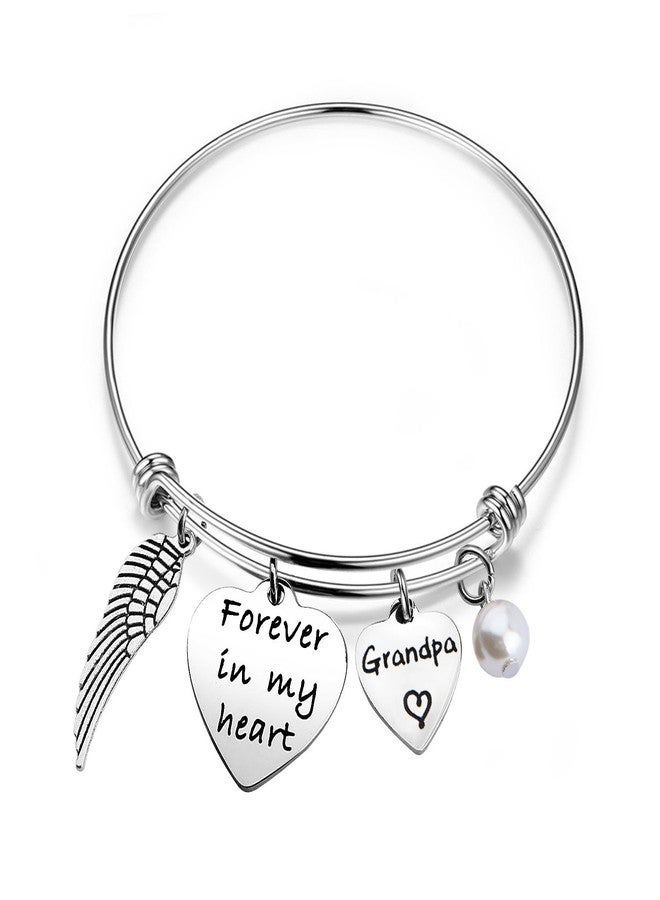 bobauna obauna Memorial Bracelet Sympathy Gift For In Memory Of Loved One (grandpa memorial bracelet) - Image 1