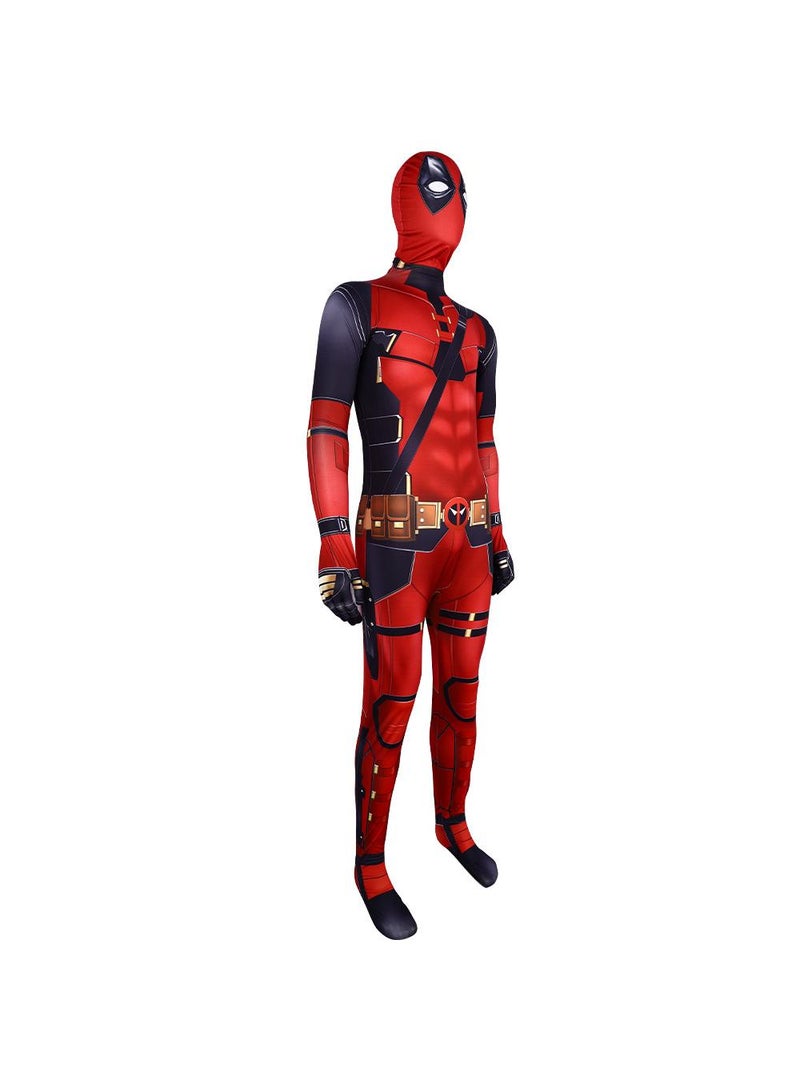 Y&D Deadpool 3 Halloween Jumpsuit Outfit Wade Winston Adult Cosplay Costume Set - Image 5