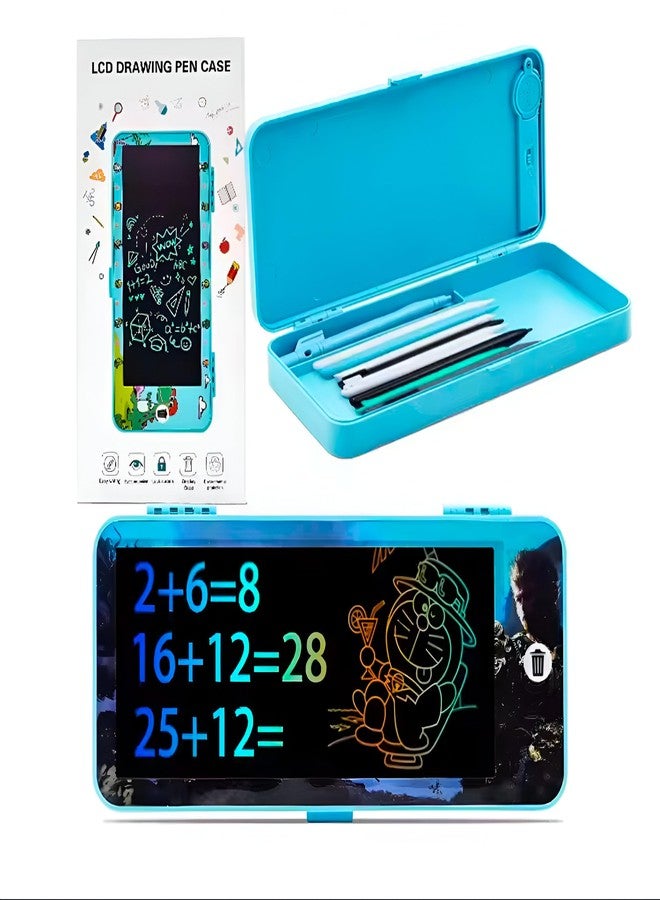 FUBIX 2 in 1- Pencil case for Girls & Boys | Pencil case for Kids | Writing Tablet |LCD Display- pencilcase Pouch | Pencil Box for Kids Girls | LCD Drawing Pencil Box (Color May Vary) (1) - Image 1