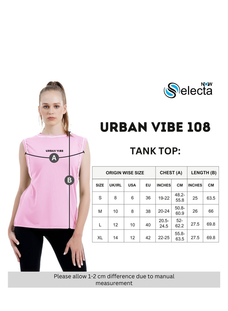 Selecta Now Ladies Sleeveless Cotton T-Shirt Yellow Breathable Contrast Piping Tank Top Soft Stretchable Women’s T Shirt  - Image 4