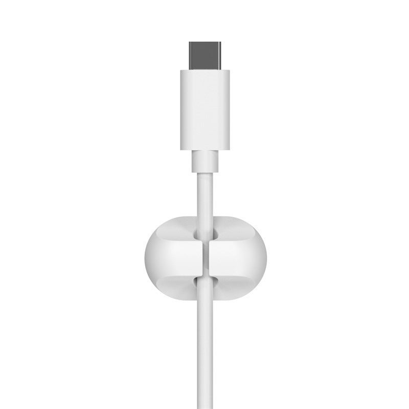 New Desktop Charging Data Cable Holder Multi-Port Creative Storage Wire Silicone Cable Organizer Hub - Image 1