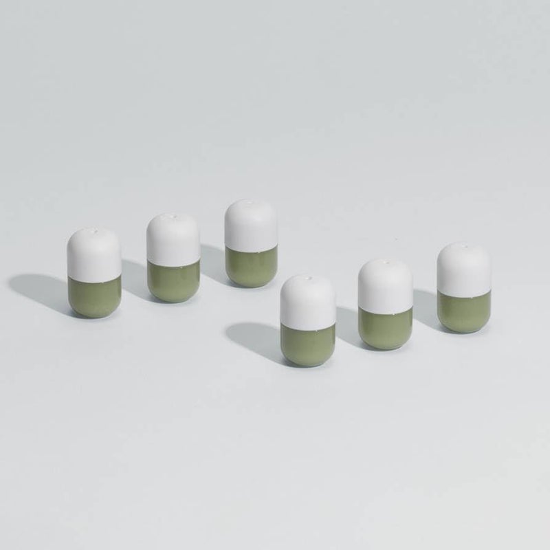 SH!FT Shower Filte 6 Capsules Basil & Herbs Remove Chlorine and Impurities from Shower Water with Benefits for Skin and Hair  Easy Installation Fits Most Showers - 6 PCS - Image 2