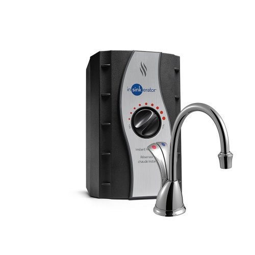 insinkerator نظام موزع المياه الساخنة والباردة InSinkErator Wave - صنبور وخزان، كروم، HC-Wave-C - Image 1