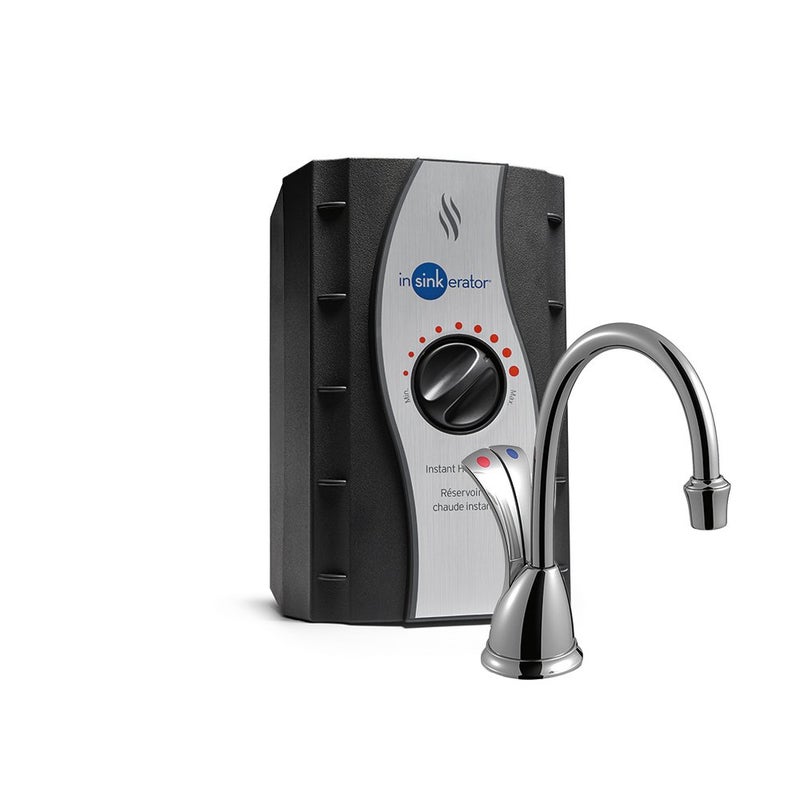 insinkerator نظام موزع المياه الساخنة والباردة InSinkErator Wave - صنبور وخزان، كروم، HC-Wave-C - Image 5