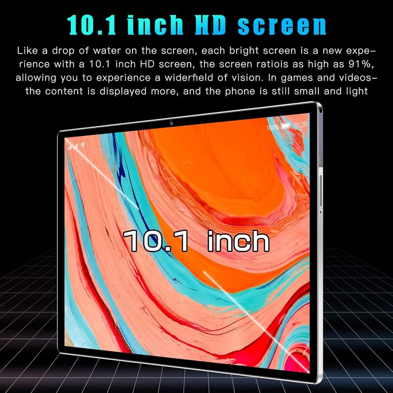 klarako 10.1 Inch Tablet, 8GB 256GB Tablet Octa Core Processor Tablet for Android 11, IPS Display HD Tablet 5G Tablet WiFi Dual SIM Portable Tablet Gaming Tablet 5800mAh Long Lasting - Image 5