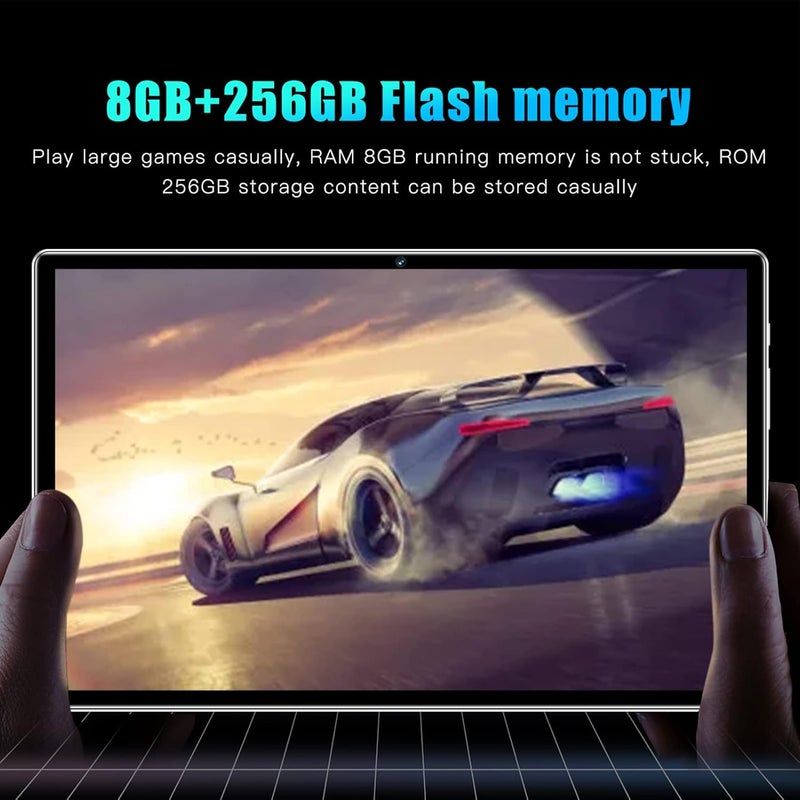 klarako 10.1 Inch Tablet, 8GB 256GB Tablet Octa Core Processor Tablet for Android 11, IPS Display HD Tablet 5G Tablet WiFi Dual SIM Portable Tablet Gaming Tablet 5800mAh Long Lasting - Image 4