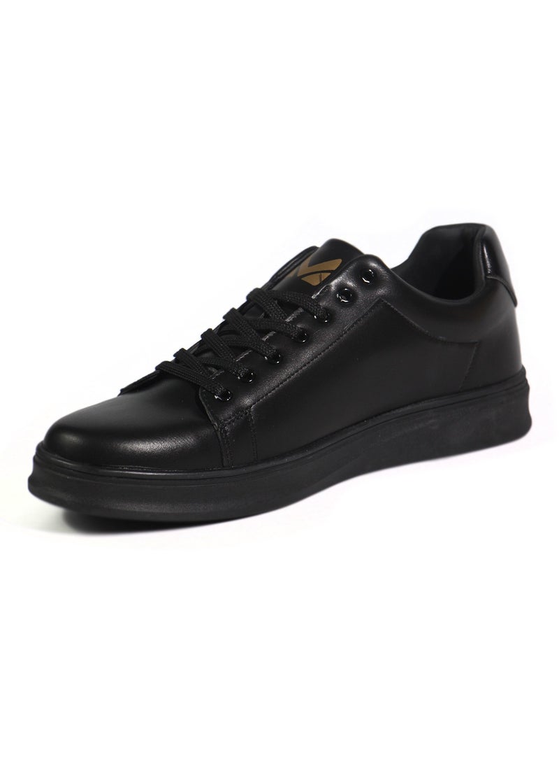 Mon Ami - Monami Men's Black Sneakers - Stylish Walking Shoes for Men, Lightweight Comfortable Casual Sneakers, Breathable Modern Design for Everyday Wear, Work, and Travel - Image 1