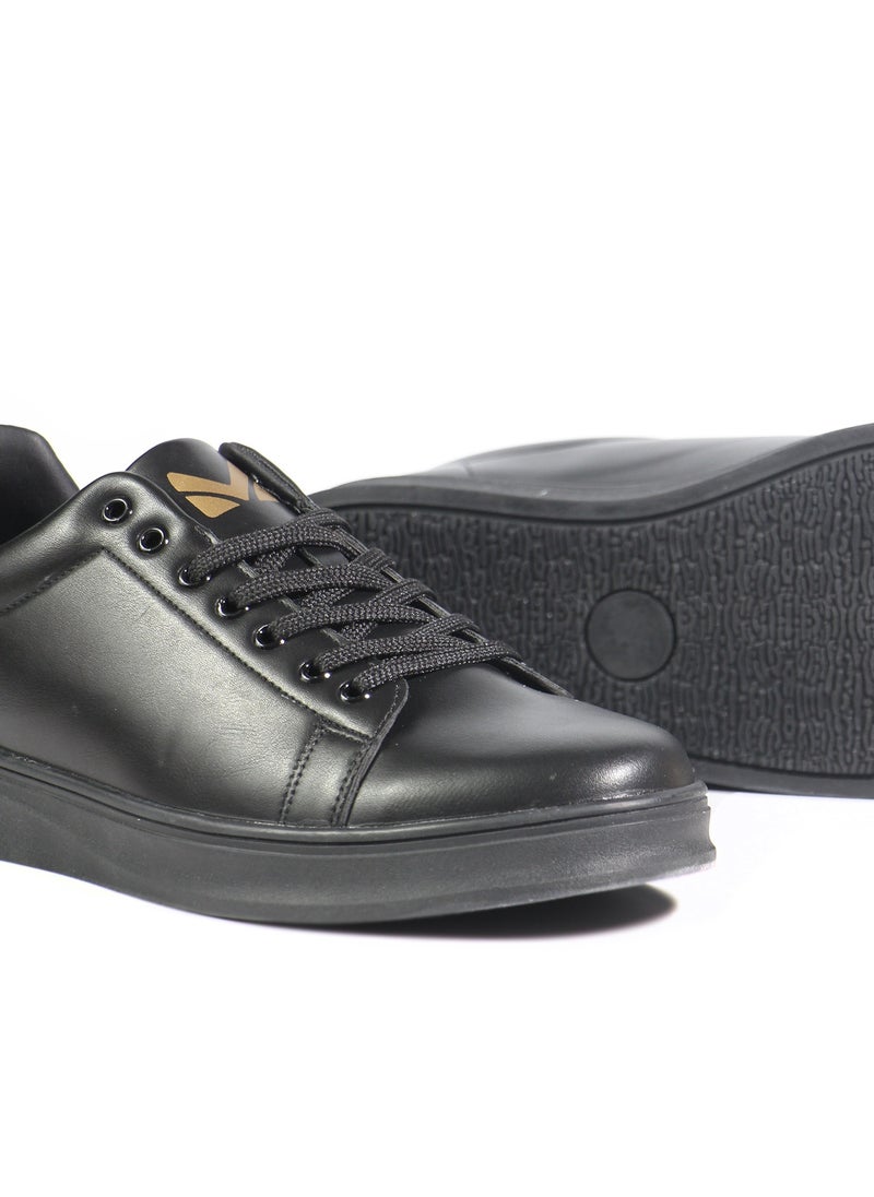 Mon Ami - Monami Men's Black Sneakers - Stylish Walking Shoes for Men, Lightweight Comfortable Casual Sneakers, Breathable Modern Design for Everyday Wear, Work, and Travel - Image 1