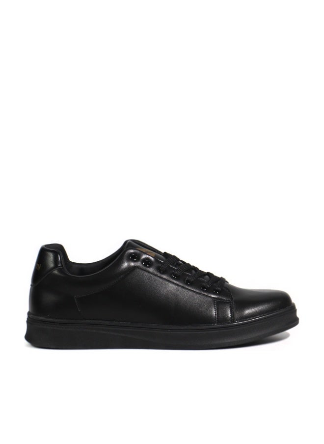 Mon ami Men's Black Sneakers - Stylish Walking Shoes for Men, Lightweight Comfortable Casual Sneakers, Breathable Modern Design for Everyday Wear, Work, and Travel - Image 1
