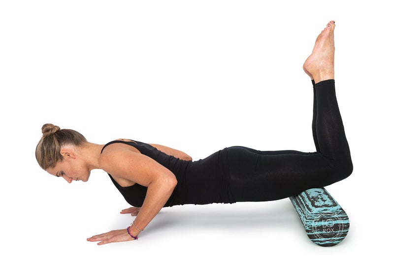 OPTP أسطوانة فوم OPTP LO ROX للحياة المتوازنة من خبيرة الأنسجة والمحاذاة لورين روكسبيرغ - أسطوانة فوم بطول 36 بوصة للتمارين، التدليك الذاتي واستعادة العضلات - Image 2