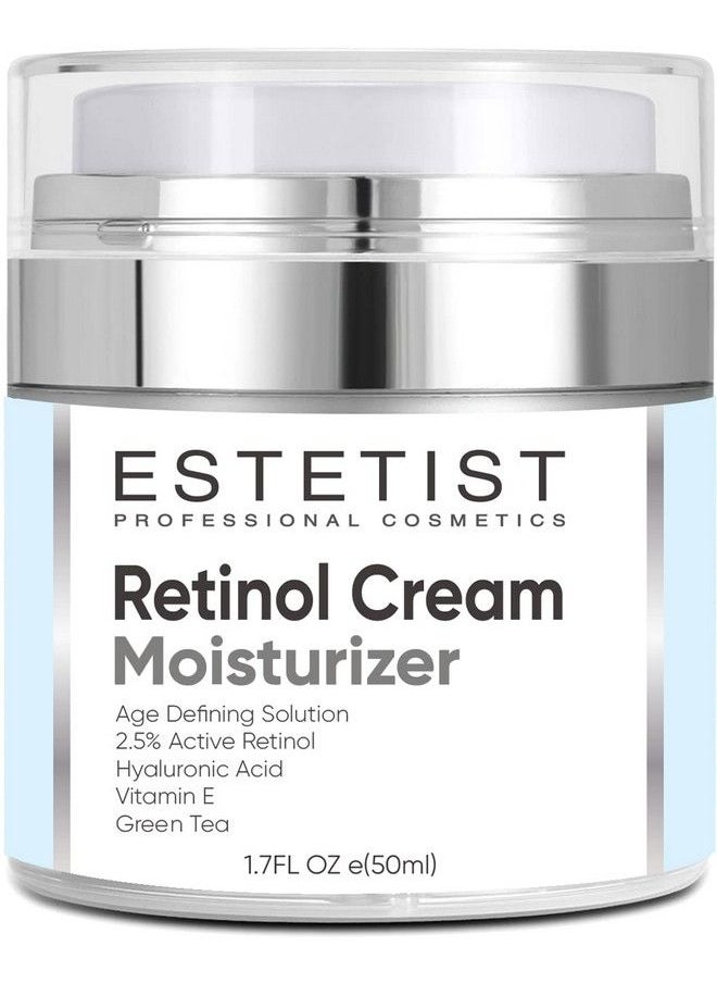 Estetist - Face Moisturizer 25% Organic Retinol Cream With Hyaluronic Acid Anti Aging Wrinkles & Fine Lines - Image 1