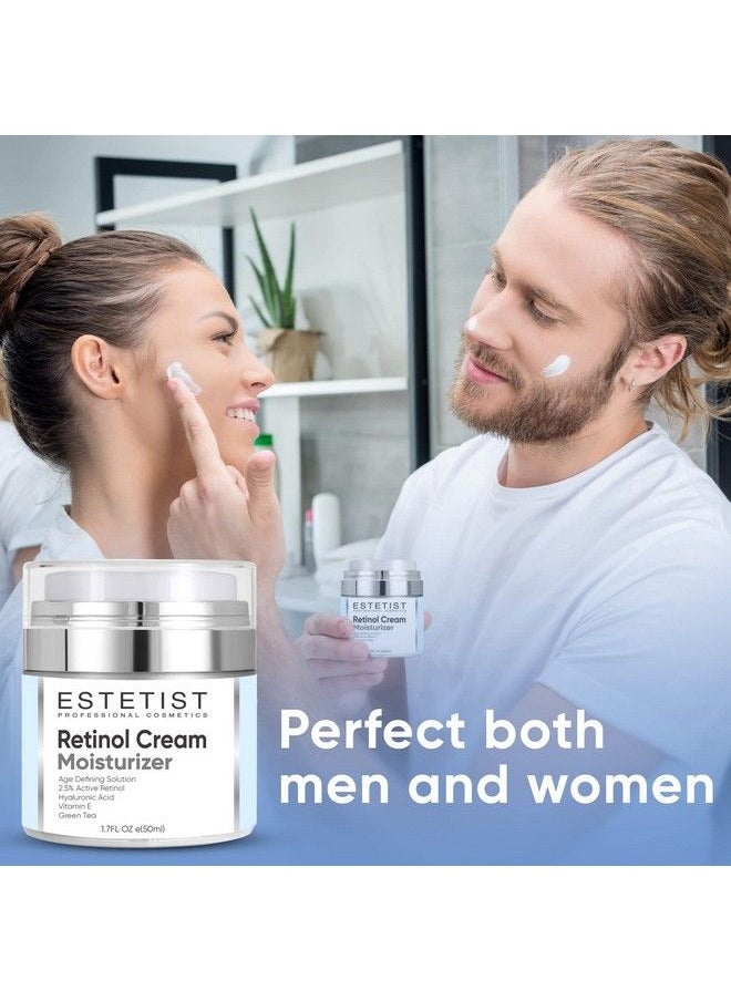 Estetist - Face Moisturizer 25% Organic Retinol Cream With Hyaluronic Acid Anti Aging Wrinkles & Fine Lines - Image 1