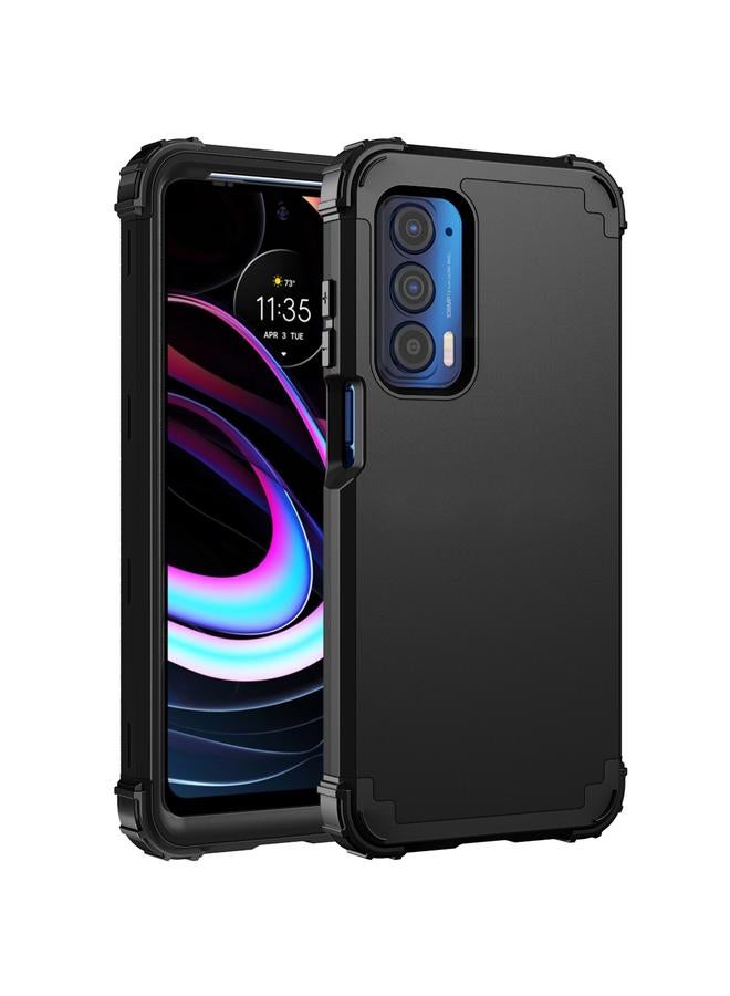 اس-توب جراب لهاتف Motorola Edge 2021 PC + جراب هاتف سيليكون - Image 1