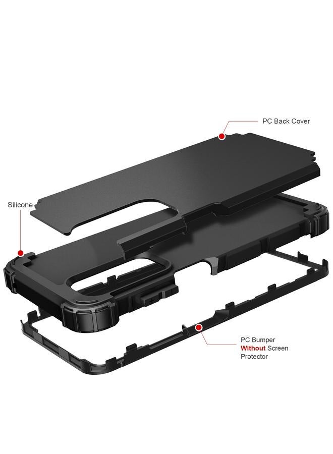 اس-توب جراب لهاتف Motorola Edge 2021 PC + جراب هاتف سيليكون - Image 3