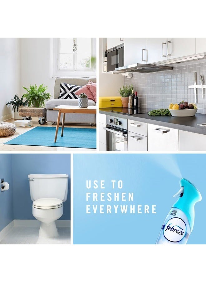 febreze معطر هواء لإزالة الروائح، لينين وسماء، 8.8 أونصة سائلة - Image 4