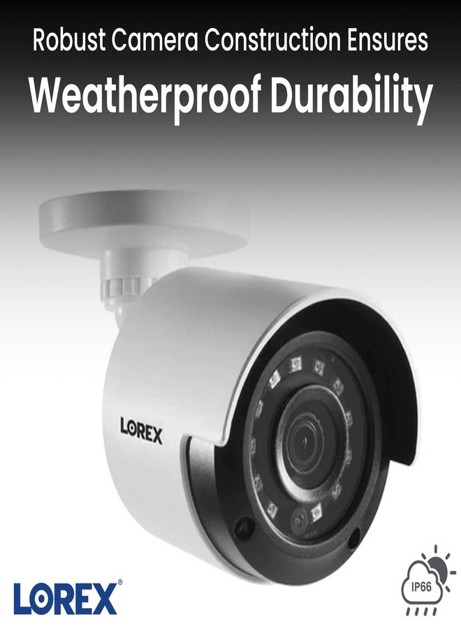 Lorex 1080p HD Bullet Security Camera | Weatherproof Outdoor CCTV Camera with 130ft Night Vision | 90° Field of View | IP66 Rated | Analog HD | ClearNight Imaging | Indoor/Outdoor Use | 2MP - Image 5